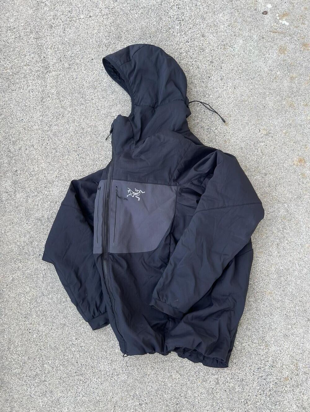 Arc'teryx Men's Black Proton AR Hoody Jacket Medium Gorpcore Puffy